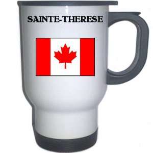  Canada   SAINTE THERESE White Stainless Steel Mug 