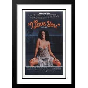  Eu Te Amo 20x26 Framed and Double Matted Movie Poster 