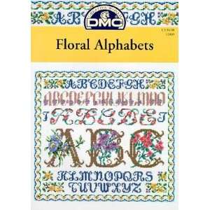  Floral Alphabets (DMC)   Cross Stitch Pattern: Arts 