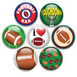  Decorative Push Pins 7 Small Football: Office Products