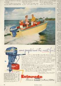 1950s Large Ads FISHING MOTORS  