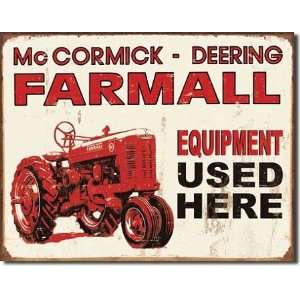  Farmall Mccormick Deering Vintage Sign 