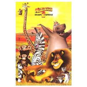  Madagascar Escape 2 Africa Movie Poster, 24 x 36 (2008 
