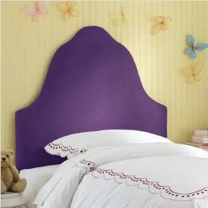    Suede Upholstered Headboard in Purple Size: Full: Everything Else