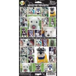  Pet Qwerks S32 Miniature Schnauzer Dog Sticker Pet 