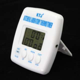 LCD Digital Timer & Thermometer alarm Kitchen BBQ Food  