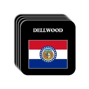  US State Flag   DELLWOOD, Missouri (MO) Set of 4 Mini 