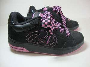   Black & Pink Nubuck Roller Shoe Skates Shoes Youth Girls 4 M  
