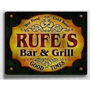  Rufes Bar & Grill 14 x 11 Collectible Stretched 