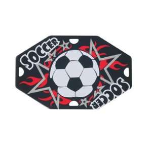    Personalized Soccer Ball Color Street Tag