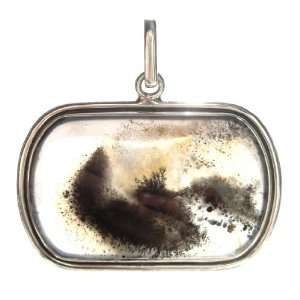  Dendritic Agate and Sterling Silver One of a Kind Oblong 