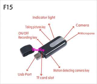 HD MINI DVR Hd video DISK USB Flash driver spy camera  