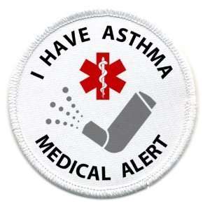  Creative Clam I Have Asthma Medical Alert Symbol 2.5 Inch 