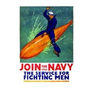 Exclusive By Buyenlarge Join the Navy the service for fighting men 