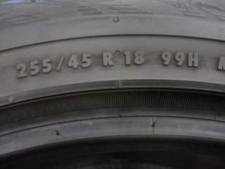ONE CONTINENTAL CONTIPRO CONTACT 255/45/18 TIRE (W0727)  