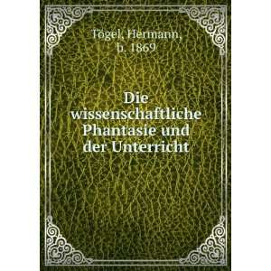   Phantasie und der Unterricht: Hermann, b. 1869 TÃ¶gel: Books