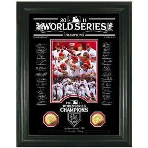  MLB St. Louis Cardinals 2011 World Series Champions Etched 