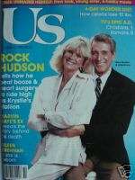 ROCK HUDSON & LINDA EVANS 4/85 Us Mag MARVIN GAYE CHER  