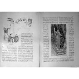  1893 ART JOURNAL BECKET DEATH LYCEUM THEATRE GARRICK