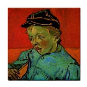  The Schoolboy Camille Roulin By Vincent Van Gogh Tile 