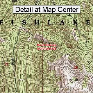 USGS Topographic Quadrangle Map   Mount Belknap, Utah (Folded 