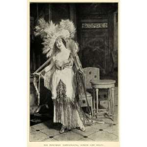  1914 Print Gaby Deslys Portrait Dancer Sing Actress 