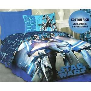  Star Wars Full Bedding Set Clone Wars 5pc Bed in a Bag 