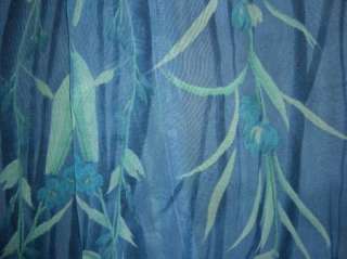   Liz Baker Essentials Fully Lined Blue Skirt with Flower Design Size 2X