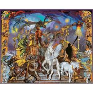  Mythical Creatures Glow In Dark Jigsaw Puzzle 1000pc Toys 