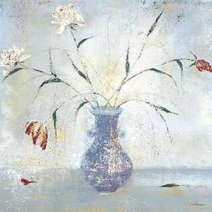 Mary Calkins 36W by 36H  Le Vase Bleu CANVAS Edge #5 