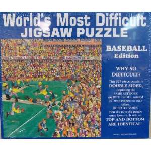    Worlds Most Difficult Jigsaw Puzzle Baseball Toys & Games
