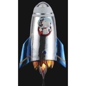 Club Pack of 12 Peanuts Snoopy Rocket Ship Christmas Flicker Night 