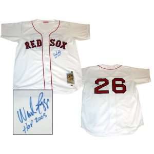  Wade Boggs Boston Red Sox Autographed Throwback Jersey 