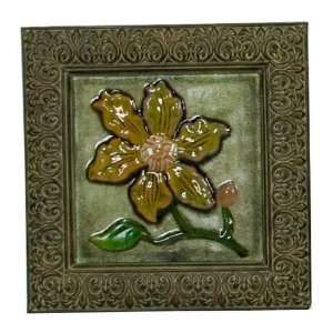 LINK DIRECT Floral Metal Wall Plaque Sold in packs of 6