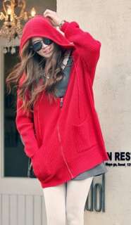 Hot Sale Lady Fashionable Casual With Cap Loose Hoody Sweaters  