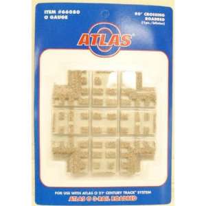  Atlas 66080 90 Degree Crossover Roadbed Toys & Games