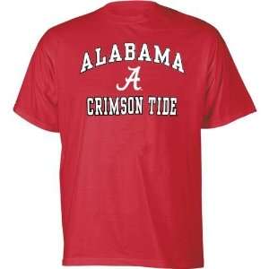 Alabama Crimson Tide Heart & Soul T Shirt (Red)  Sports 