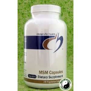  MSM 1000 mg 240 vegetarian capsules   Designs for Health 
