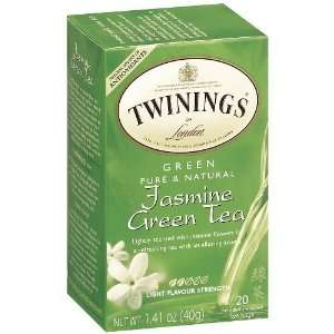 Twinings Jasmine Green Tea Box 20 Count, Pack of 6 