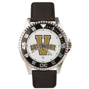 Vanderbilt Commodores Competitor Leather Mens NCAA Watch:  