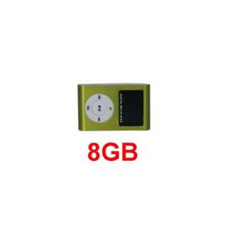8GB MicroSD/TF Mini Metal Clip MP3 Player LCD Screen 38  