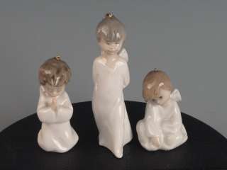 Lladro #1604 Miniangelitos Mini Angels Ornament Figurines  