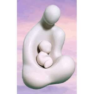  Mother and Child Cast Marble Sculpture
