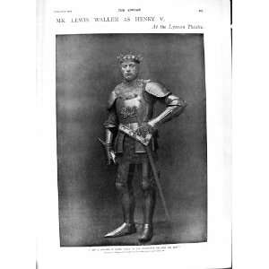  1901 LEWIS WALLER LYCEUM THEATRE KASR EL NIL BARRACKS 