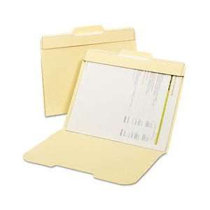  GLOBE WEIS Secure File Folders, Top Tab, Letter, Manila 