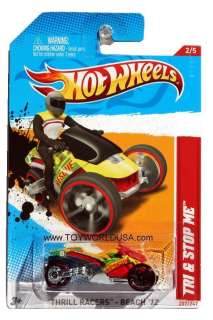 2012 Hot Wheels Thrill Racers   Beach #207 Tri & Stop Me  