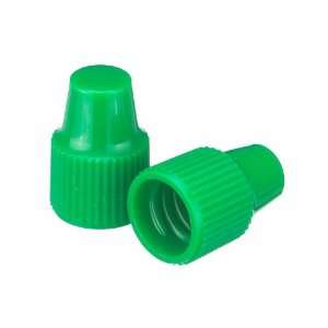 Wheaton W242506  X Green Polyethylene Dropping Bottle Cap for 8mm Tip 