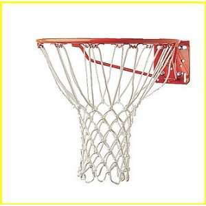  Economy Non Whip Action Basketball Nets  White (Set Of 6 