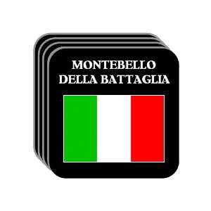 Italy   MONTEBELLO DELLA BATTAGLIA Set of 4 Mini Mousepad Coasters