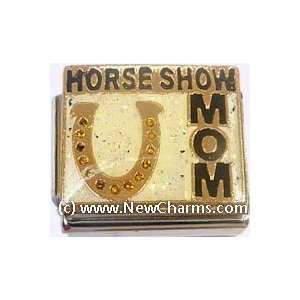  Horses Show Mom Italian Charm Bracelet Jewelry Link 